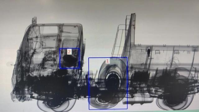 入境货车藏7具走私狼尸被海关查获