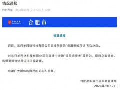 合肥回应调查三只羊通报版本不同 官方约谈细节引热议