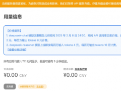 快讯:DeepSeek已暂停API服务充值 服务器资源紧张所致!(图）