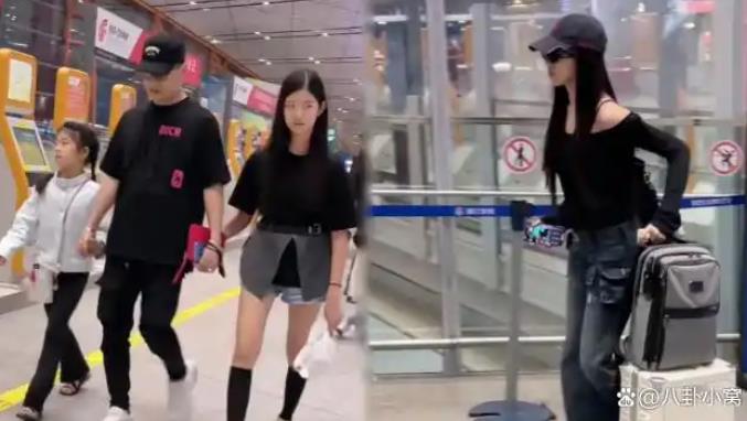 汪峰罕见带4娃同行 次女表情拘谨