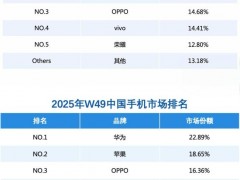 华为重夺中国手机市场份额第一 Mate80系列助力(图)