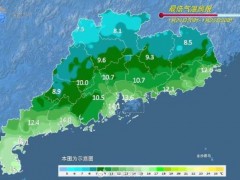 广东将迎雨雾天气湿度增大 雨雾趋明显湿度升（图）
