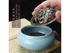 民艾天下家用香炉陶瓷空气净化炉