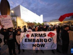 以色列民众要求停止战争行为 特拉维夫集会抗议（图）