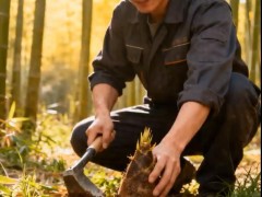 61岁患强直的大爷为挖笋摔断颈椎 究竟咋梗？